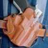DESANTIS Speed Scabbard HOLSTR RH OWB Leather GLK 19,23,36 Tn